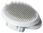 Pet Life ® 'Gyrater' Travel Self-Cleaning Swivel Grooming Slicker Pet Brush
