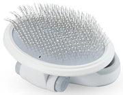 Pet Life ® 'Gyrater' Travel Swivel Pet Grooming Slicker Brush