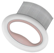 Pet Life ® 'Knuckler' Handheld Travel Flexible Grooming Pet Rake Comb