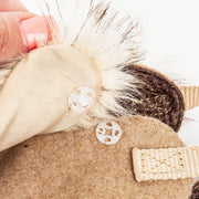 Pet Life ® Luxe 'Furracious' 2-In-1 Adjustable Dog Harness and Leash with Detachable Fur Collar