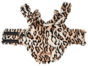 Pet Life ®  Luxe 'Lab-Pard' Dazzling Leopard Patterned Mink Fur Dog Coat