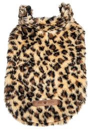 Pet Life ®  Luxe 'Poocheetah' Cheetah-Spotted Designer Mink Fur Dog Coat