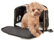 Pet Life ® Mystique Airline Approved Fashion Designer Travel Pet Dog Carrier w/ Pouch