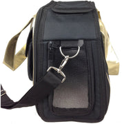 Pet Life ® Mystique Airline Approved Fashion Designer Travel Pet Dog Carrier w/ Pouch