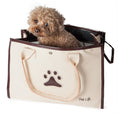 Load image into Gallery viewer, Pet Life ® 'Posh Paw' Elegant Leatherette Designer Fashion Travel Pet Dog Carrier Tote
