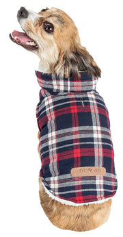 Pet Life ® 'Puddler' Classical Insulated Fashion Plaid Dog Coat