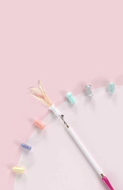 Pet Life ® 'Wander-cat' Customizeable and Extendable 10-in-1 Attachment Laser Cat Teaser