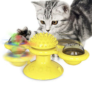 Pet Life ® 'Windmill' Rotating Suction Cup Spinning Cat Toy