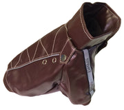 Pet Life ® 'Wuff-Rider' Fashion Suede Stitched Dog Jacket