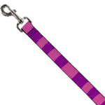 Dog Leash - Cheshire Cat Stripe Pink/Purple