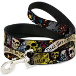 Dog Leash - Dead Men Tell No Tales Black