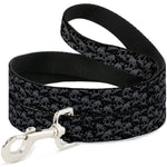 Dog Leash - Skull Yard Black/Gray