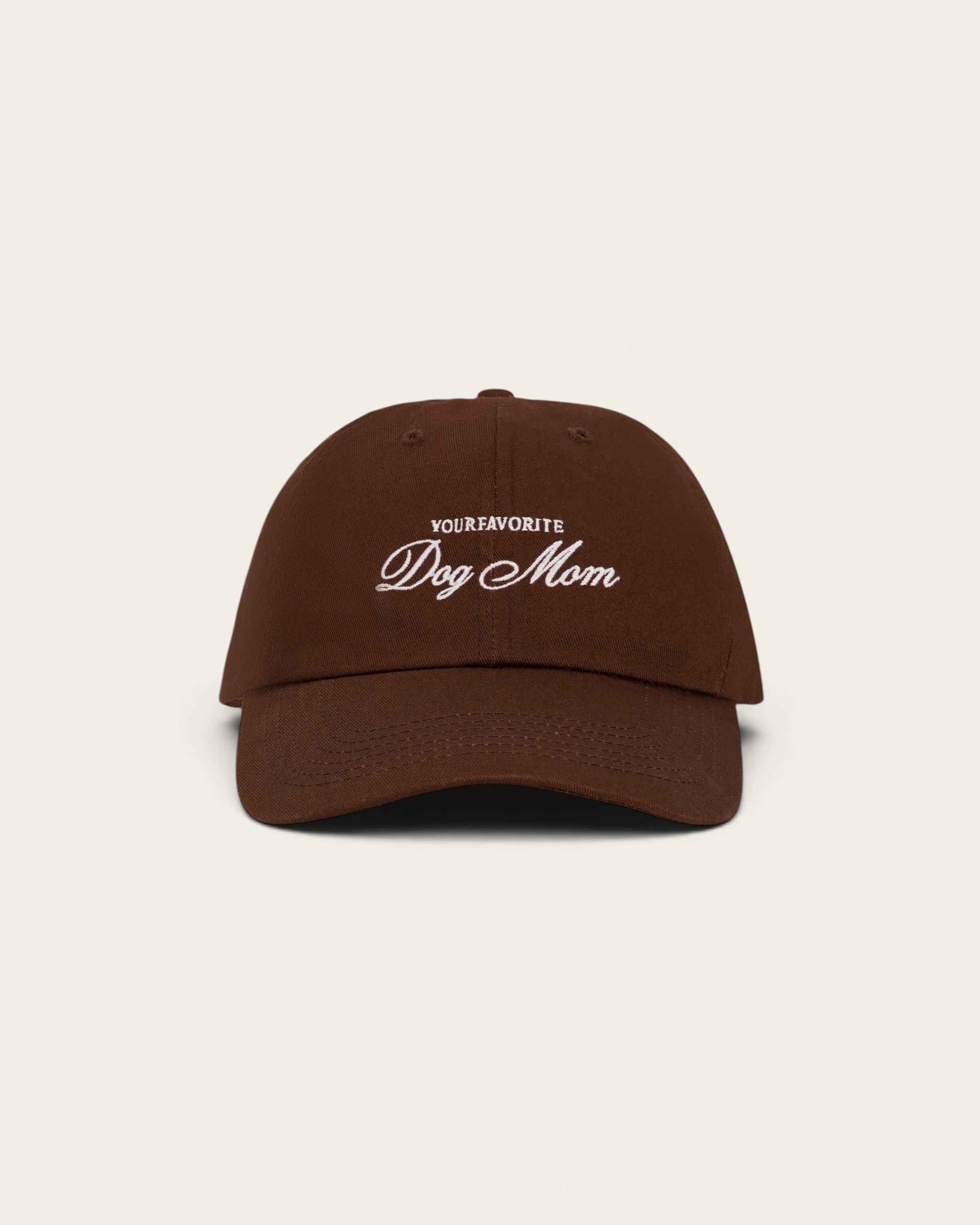 Dog Mom Bow Cap - Cocoa