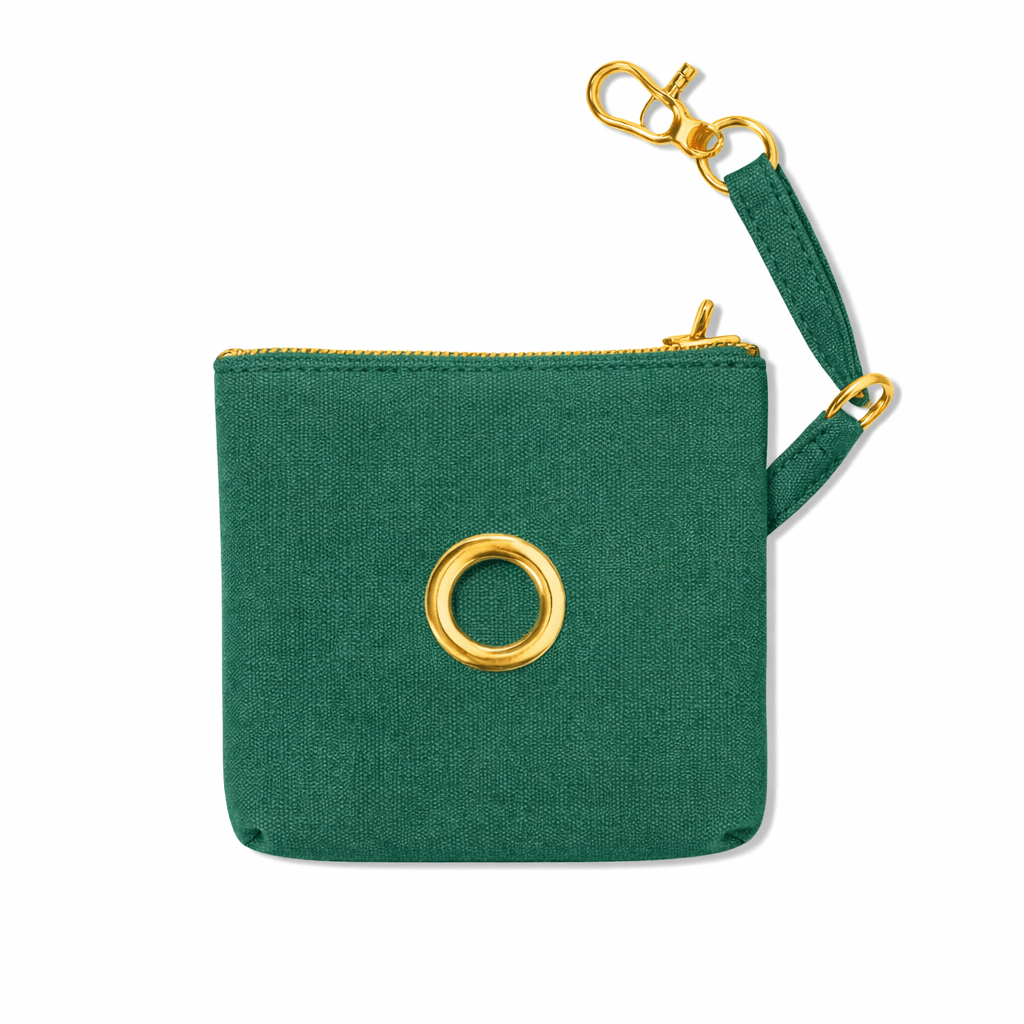 Poop Bag Pouches Premium Pine Waxed Cotton Canvas Poop Bag Pouch