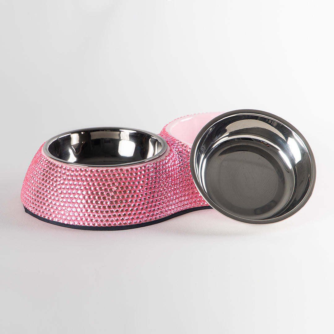 Crystal Dining Bowl Crystal Bowls - Designer Dog Clothes from Southlake Paws
