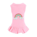 Load image into Gallery viewer, Rainbow Dog Cotton Crystal Dress - Designer Dog Clothes from Southlake Paws
