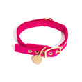 Load image into Gallery viewer, Pink Washable Velvet Cat & Dog Collar
