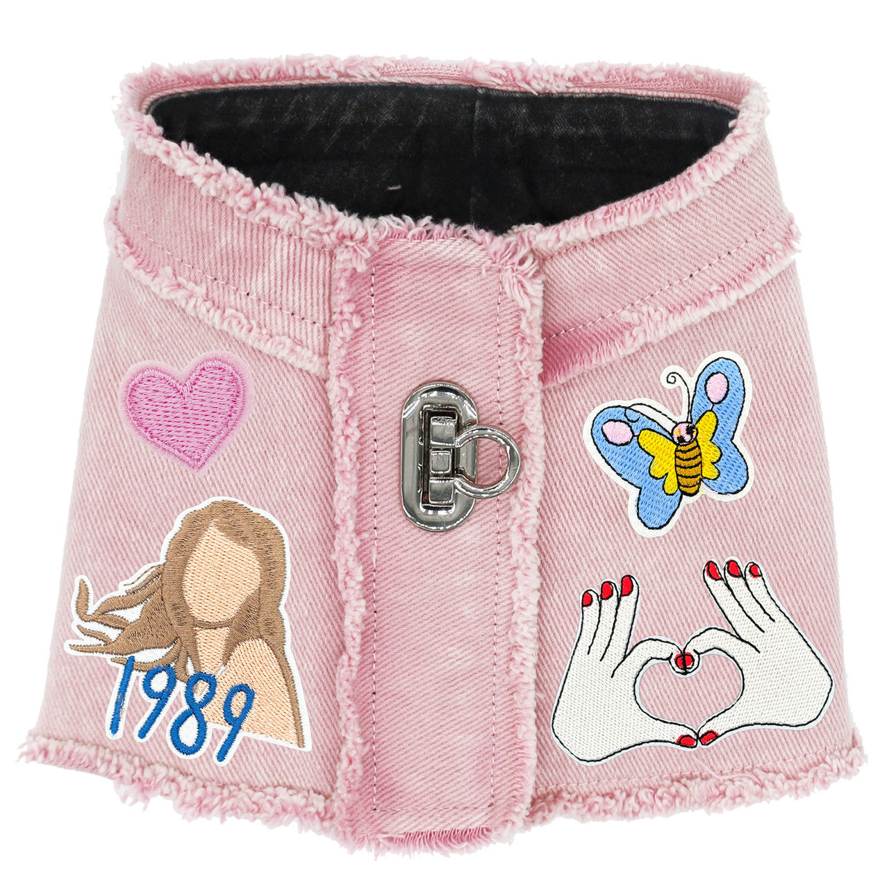 Swiftie Inspired Denim Harness Vest alternate view