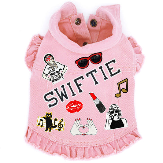 Swiftie Inspired #2 (Large) Denim Dog Jacket alternate view