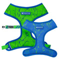 Load image into Gallery viewer, Frenchie Duo Reversible Harness - Green Marble

