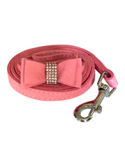 4ft Bow Tie Leash, Pink