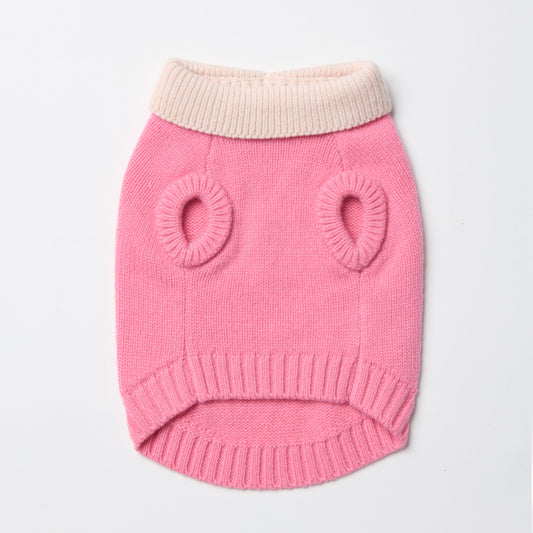 Nooee Pet Polo Wool Sweater – 100% Wool Knit with Classic Collar