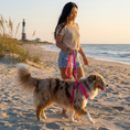 Load image into Gallery viewer, EcoBark Pink Dog Harness - Over-the-Head Soft Mesh Dog Vest Halter for Small to Medium Dogs and Puppies
