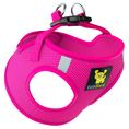 Load image into Gallery viewer, EcoBark Step In Dog Harness - XXXS to Small Breeds- Reflective Soft Mesh Harness for Teacup, Small Dogs and Puppies / Hot Pink
