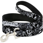 Dog Leash - Trust No One Black/White