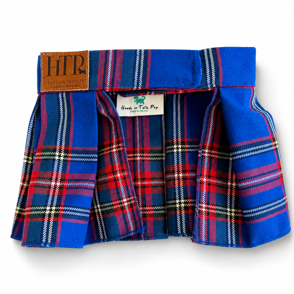 Red/Blue Plaid Skirt
