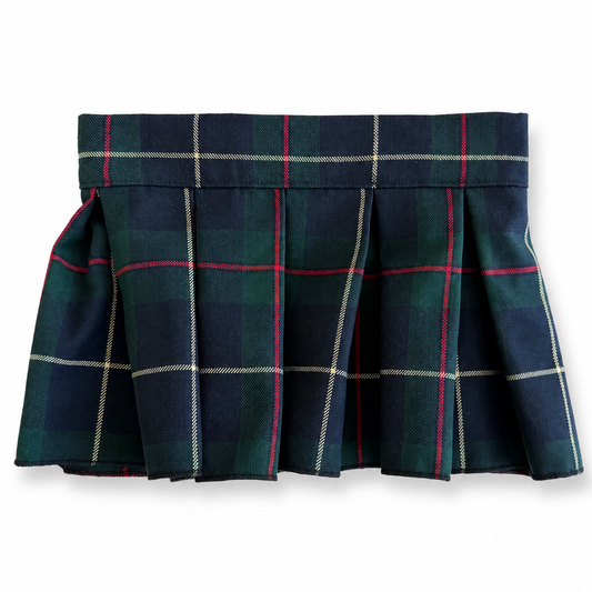 Green Plaid Skirt