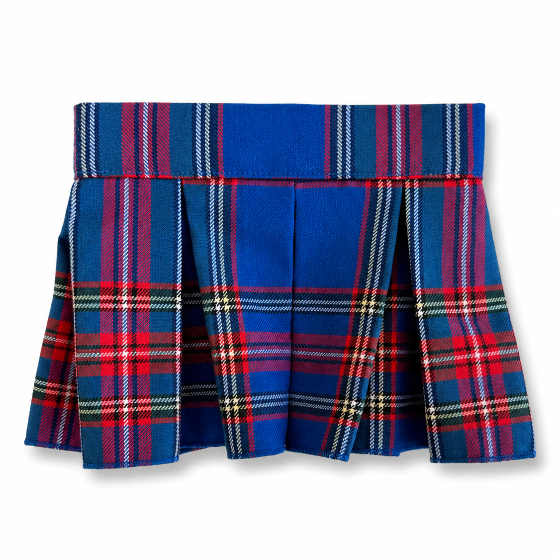 Red/Blue Plaid Skirt