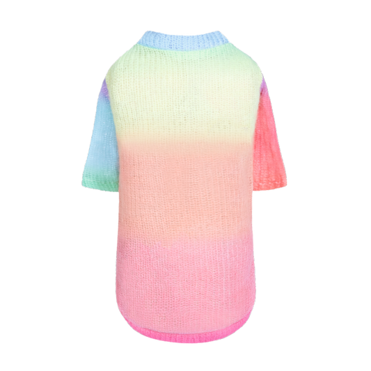 Rainbow Dog Sweater Sweaters - Designer Dog Clothes from Southlake Paws