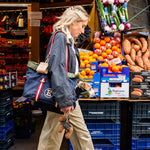 Denim And Military Bag Dog Carrier