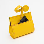 Dog Poop Bag Holder Yellow/Pink