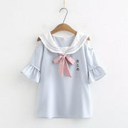 Open Shoulder Sailor Shirt 