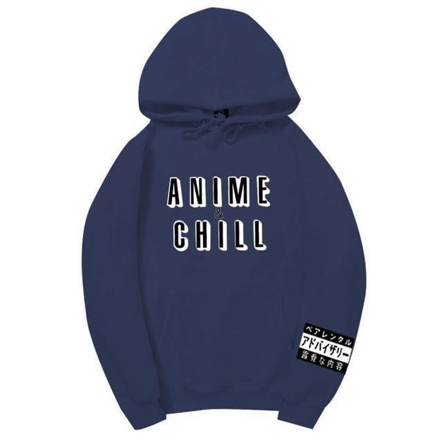 Anime & Chill Hoodie Sweatshirt 