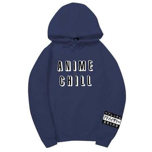 Anime & Chill Hoodie Sweatshirt 