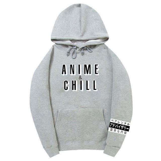 Anime & Chill Hoodie Sweatshirt 