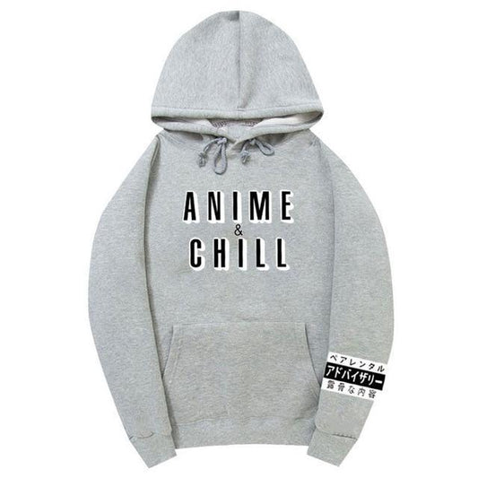 Anime & Chill Hoodie Sweatshirt 