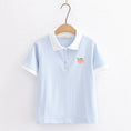 Load image into Gallery viewer, Peach Embroidery Shirt 
