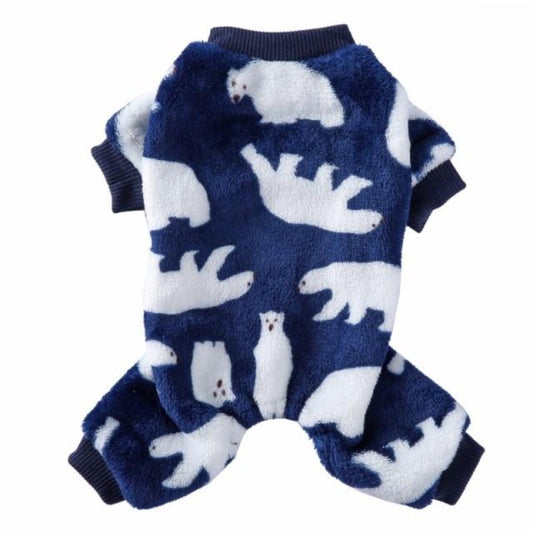 Polar Bear Onesie Dog PJs - Southlake Paws