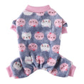 Load image into Gallery viewer, Cuddly Kitty-Print Onesie Dog PJs - Southlake Paws
