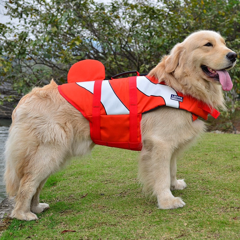 Clownfish Dog Life Jacket - Southlake Paws