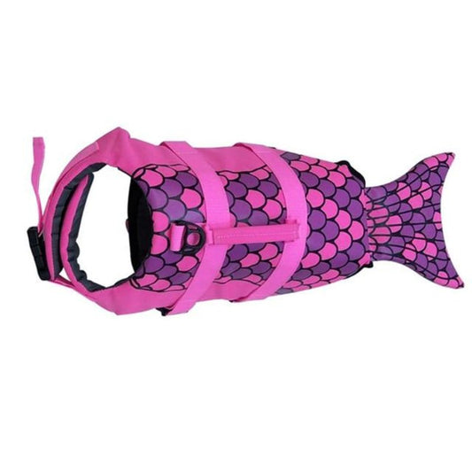 Pink Mermaid Dog Life Jacket - Southlake Paws