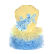 Floral Bubble Tutu Dog Party Dress