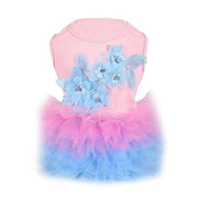 Floral Bubble Tutu Dog Party Dress