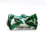 Tropical Bow Tie Dog Collar & Leash Set | Personalized Free