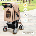 Load image into Gallery viewer, Foldable Pet Stroller 4-Wheel Travel Carrier
