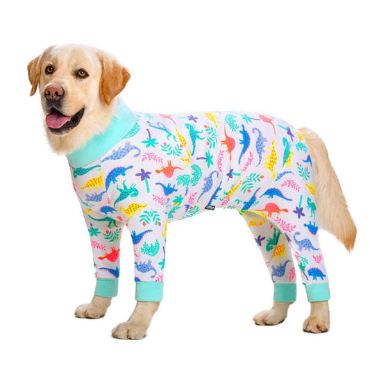Dinosaurs Onesie Large Dog PJs - Southlake Paws